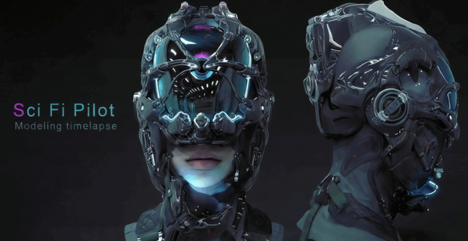 ZBrush机械人角色雕刻完整制作流程视频教程 (图2)