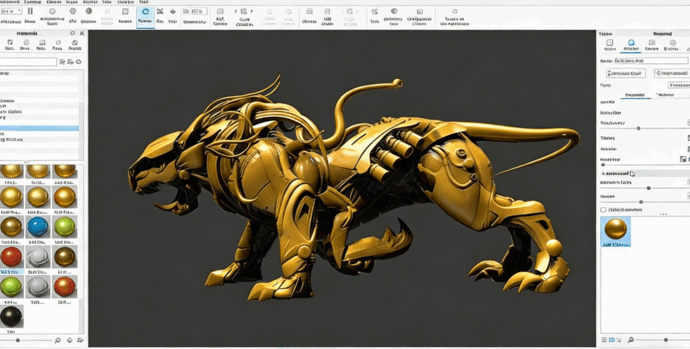 ZBrush机械怪兽生物硬表面雕刻实例训练视频教程 (图3) ZBrush机械怪兽生物硬表面雕刻实例训练视频教程 (图3)
