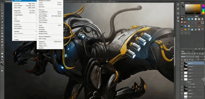 ZBrush机械怪兽生物硬表面雕刻实例训练视频教程 (图5) ZBrush机械怪兽生物硬表面雕刻实例训练视频教程 (图5)