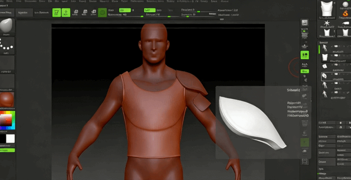 ZBrush权力的游戏盔甲铠甲完整制作视频教程(图2) ZBrush权力的游戏盔甲铠甲完整制作视频教程(图2)