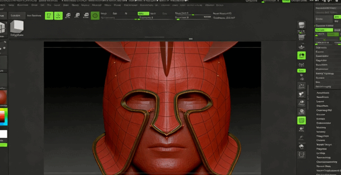 ZBrush权力的游戏盔甲铠甲完整制作视频教程(图3) ZBrush权力的游戏盔甲铠甲完整制作视频教程(图3)