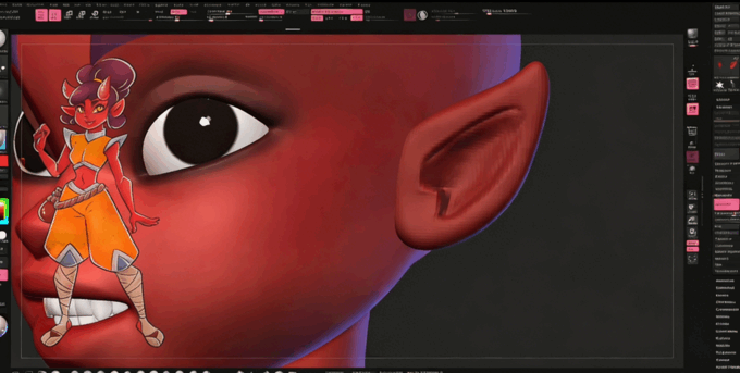 ZBrush女性游戏角色大师级完整制作流程视频教程(图2)