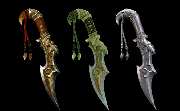 超精致游戏武器道具完整制作流程视频教程(图2) 超精致游戏武器道具完整制作流程视频教程(图2)