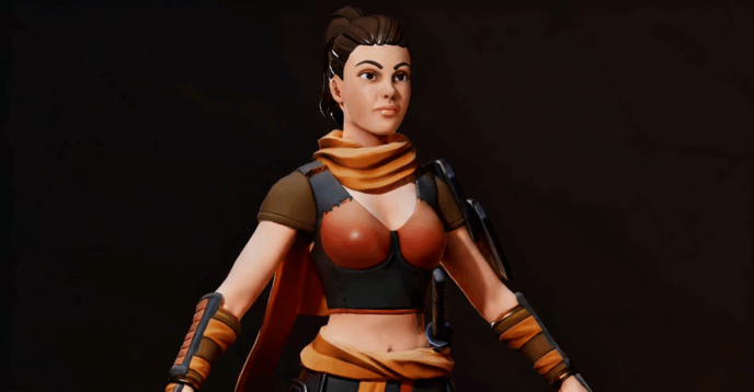 ZBrush女性武士战士角色完整实例制作视频教程 (图5) ZBrush女性武士战士角色完整实例制作视频教程 (图5)