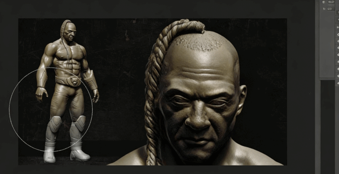 ZBrush游戏角色肖像逼真骨骼肌肉视制作频教程第一季(图4) ZBrush游戏角色肖像逼真骨骼肌肉视制作频教程第一季(图4)