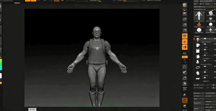 Zbrush数字雕刻基础技能工作流程训练视频教程 (图2) Zbrush数字雕刻基础技能工作流程训练视频教程 (图2)