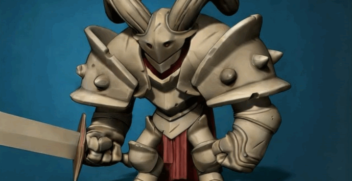 Zbrush制作Q版骑士雕刻工作流程视频教程 (图5) Zbrush制作Q版骑士雕刻工作流程视频教程 (图5)