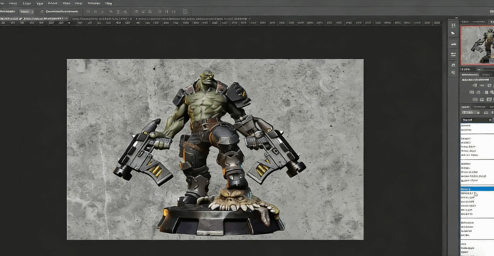 ZBrush半机械兽人角色数字雕刻实例制作视频教程 (图5) ZBrush半机械兽人角色数字雕刻实例制作视频教程 (图5)