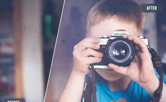 50张复古照片叠加艺术特效PS动作(图3)