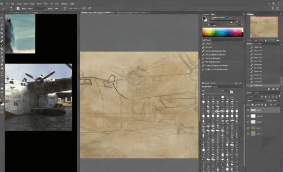 Jarod Erwin画师数字绘画自定义PS笔刷合集 附教程(图6)