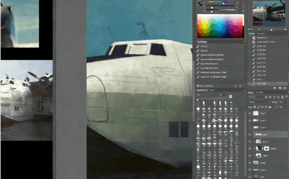 Jarod Erwin画师数字绘画自定义PS笔刷合集 附教程(图5)
