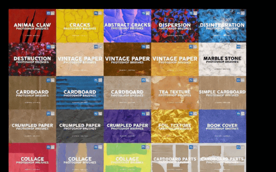 3000组超豪华自定义实用PS笔刷合集(图3)