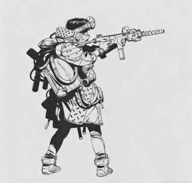 14组水墨墨迹碳素数字绘画PS笔刷合集(图3)