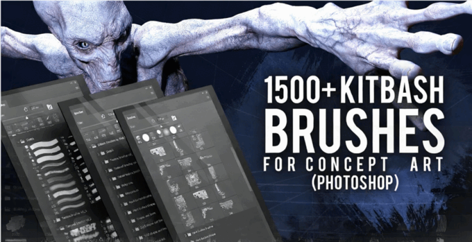 1500组概念艺术数字绘画PS笔刷合集(图1) 1500组概念艺术数字绘画PS笔刷合集(图1)