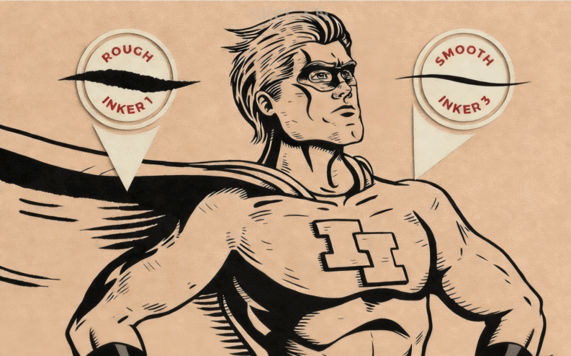 真实墨水效果数字绘画Procreate笔刷合集(图5) 真实墨水效果数字绘画Procreate笔刷合集(图5)