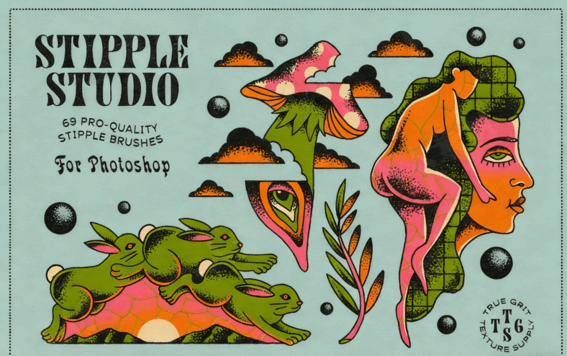 69组浮点艺术特效数字绘画PS笔刷合集(图2) 69组浮点艺术特效数字绘画PS笔刷合集(图2)