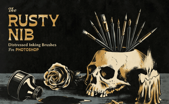 130组水墨墨迹风格数字绘画PS笔刷合集(图1) 130组水墨墨迹风格数字绘画PS笔刷合集(图1)