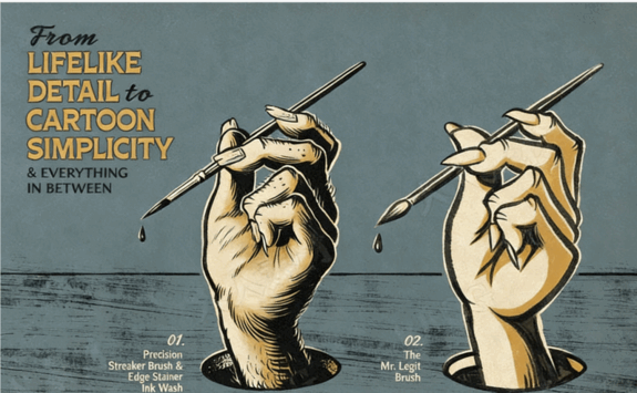 130组水墨墨迹风格数字绘画PS笔刷合集(图4) 130组水墨墨迹风格数字绘画PS笔刷合集(图4)