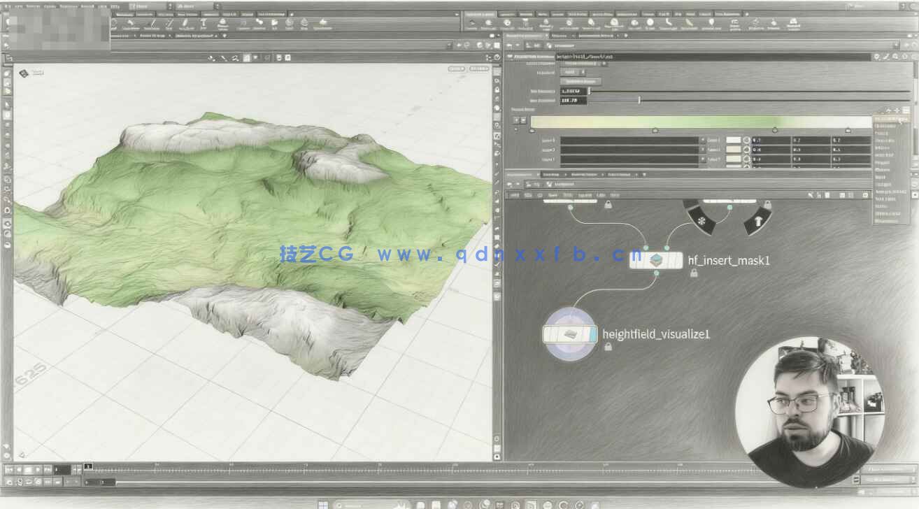 【中文字幕】Houdini程序化游戏环境资产制作流程视频教程(图4)