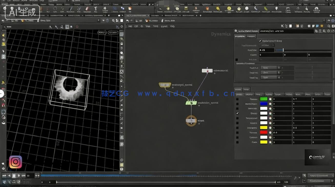 【中文字幕】Houdini直升机旋翼扬尘特效制作视频教程(图4)