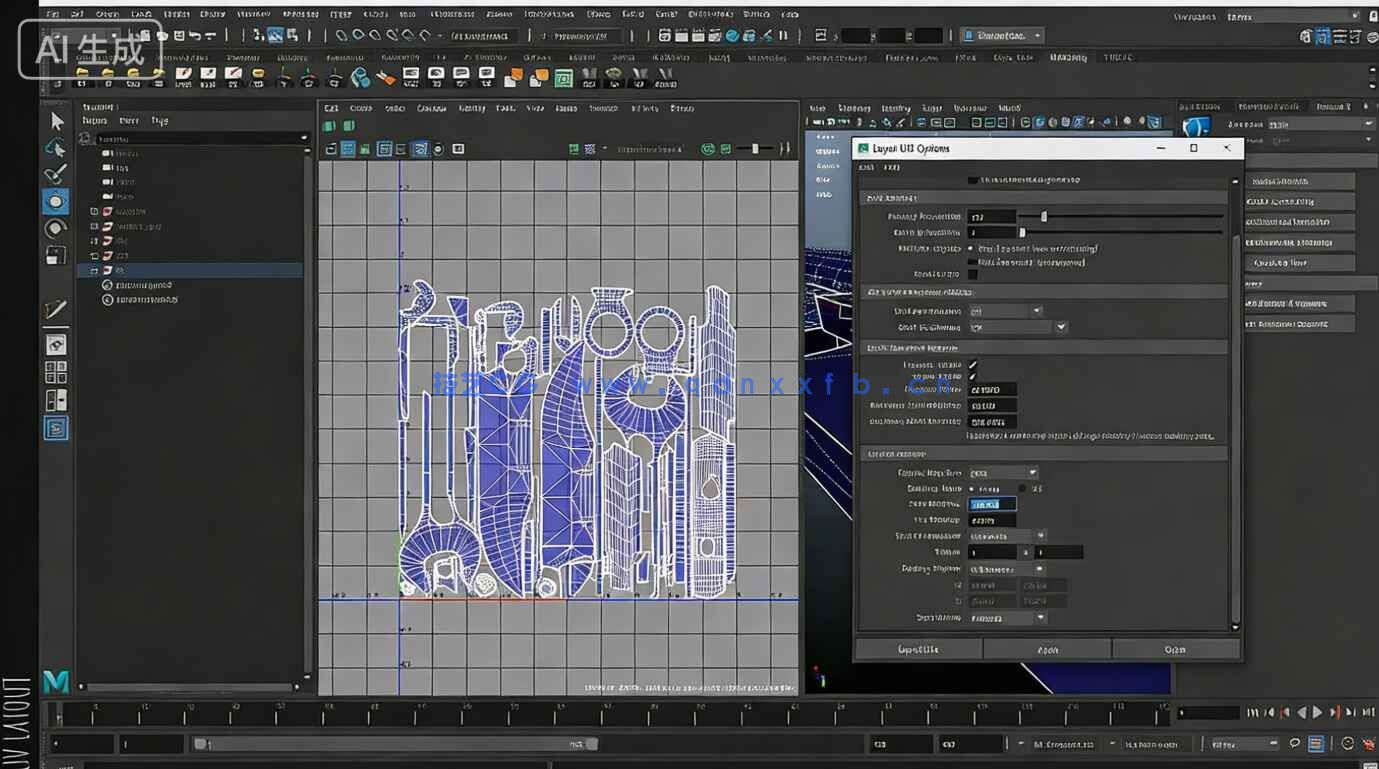 【中文字幕】Maya后末日题材匕首武器游戏资产实例制作视频教程(图6)