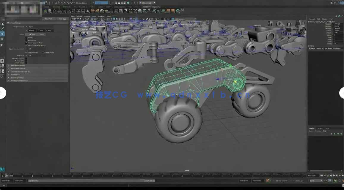 [武器道具] 300个机械原型搭建硬表面3D模型套件(图6)