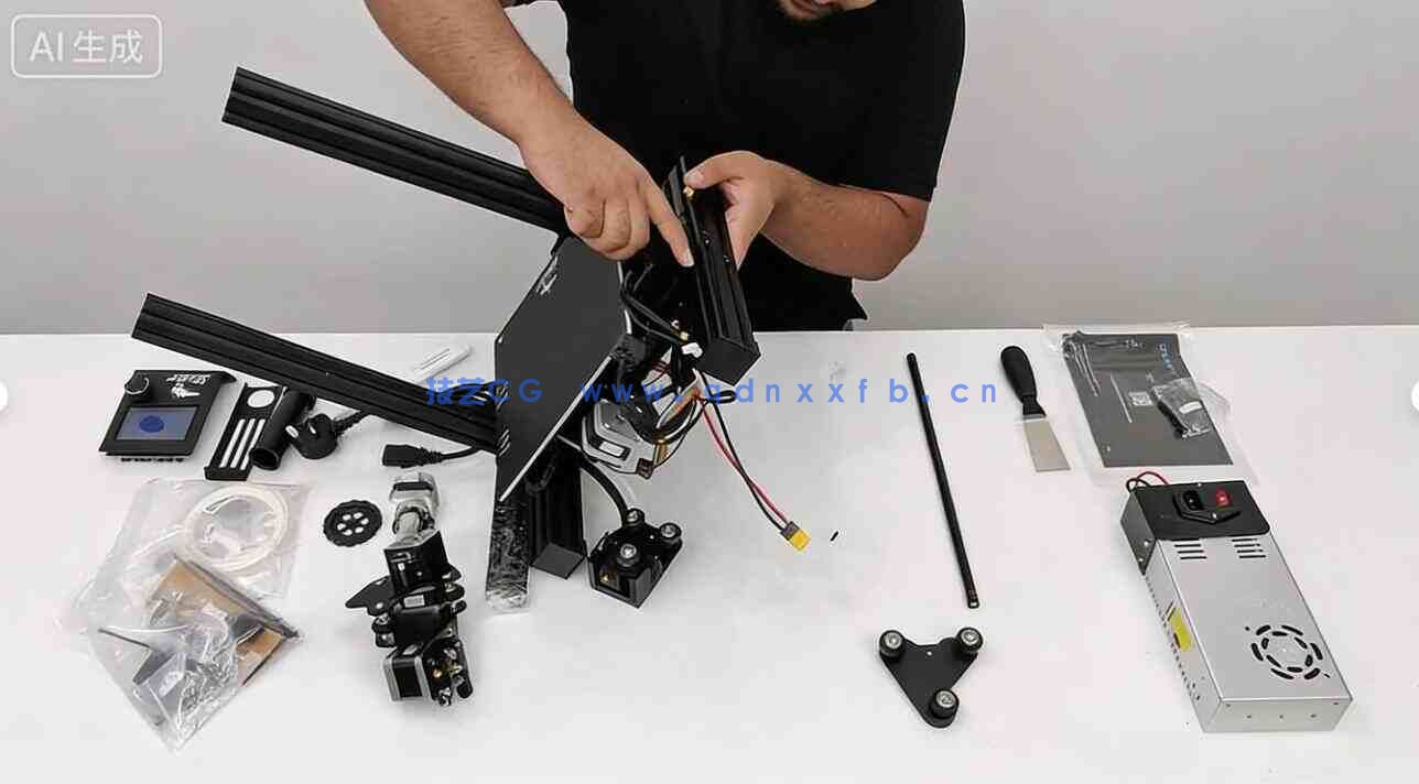 【中文字幕】从3D打印设计到实体成品输出完整工作流程视频教程(图2)