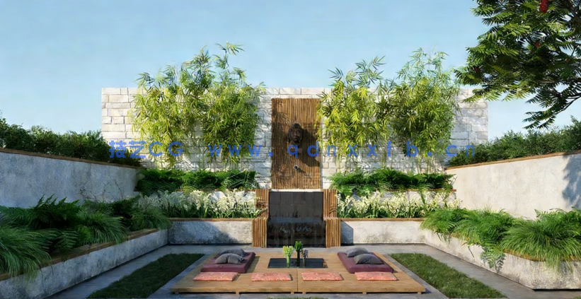 Evermotion Archmodels Vol 212 庭院景观3D模型(图6)