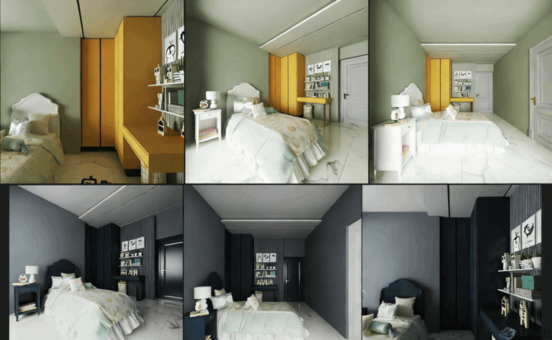 【中文字幕】3ds Max + V-Ray儿童房从零到最终渲染(图1)