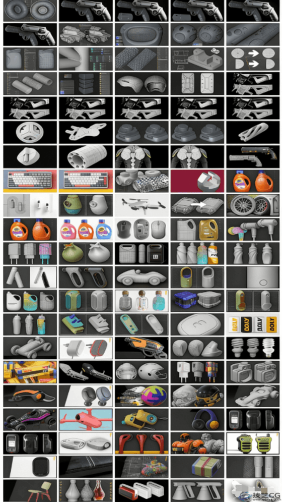 C4D中文字幕工业设计多边形硬表面建模教程大合集(155套)(图2) C4D中文字幕工业设计多边形硬表面建模教程大合集(155套)(图2)