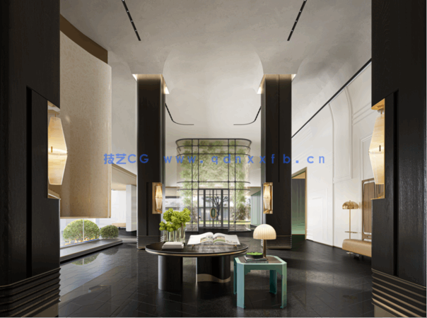 云上视觉渲染后期 max模型+psd源文件(图2)