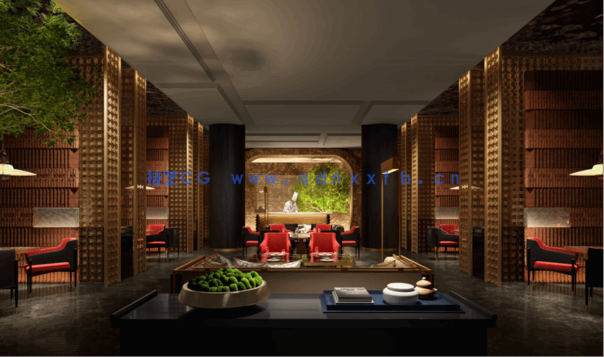 云上视觉渲染后期 max模型+psd源文件(图4)