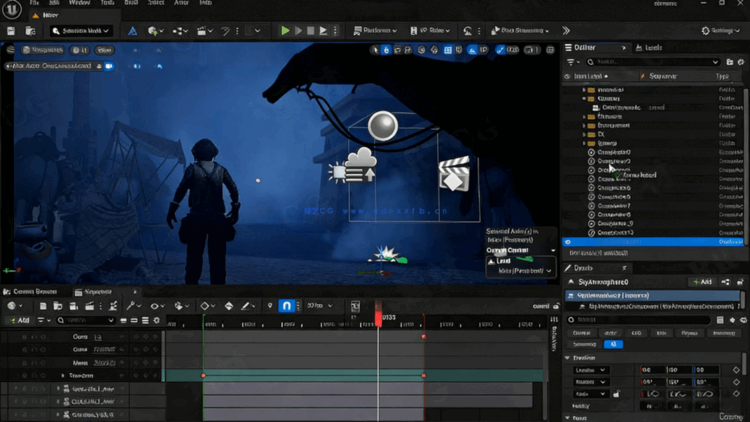Unreal Engine专业级电影环境场景构图与光照技术视频教程(图3)