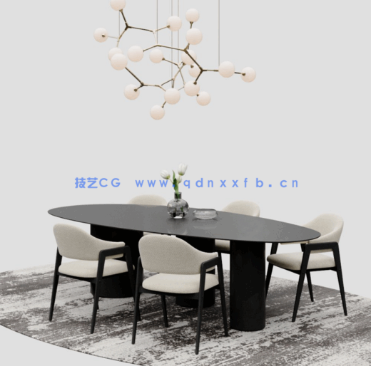 92套捕鱼人搭配好的软装搭配带max模型(图9)