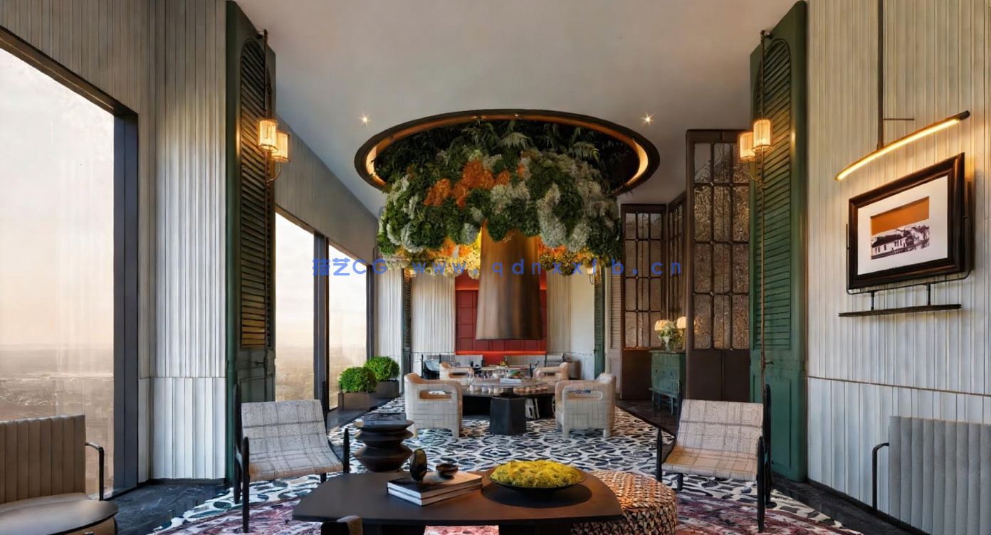 大敏老师 CCD酒店会所模型 （含灯光材质）(图1)