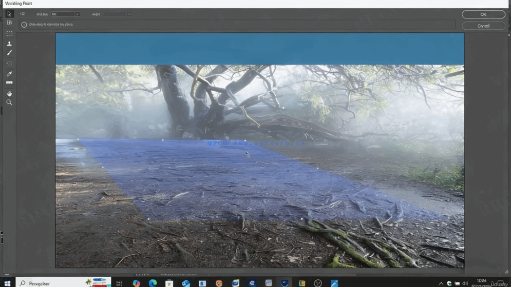 Photoshop迷雾森林场景数字绘景绘画视频教程(图3)