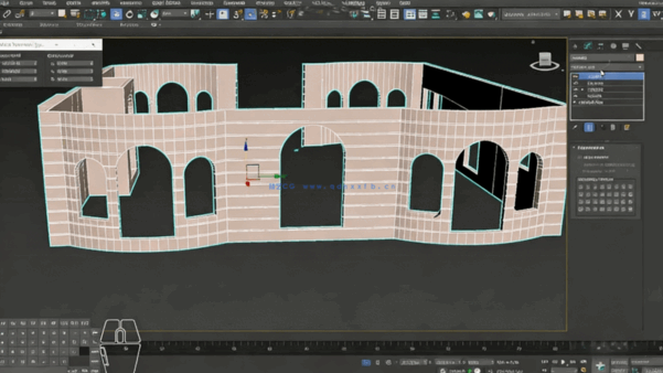 3dsmax迪拜经典别墅建筑项目实例制作视频教程(图3)