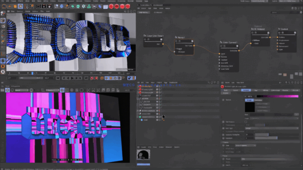 C4D中Mograph运动图形视觉特效制作视频教程(图1)