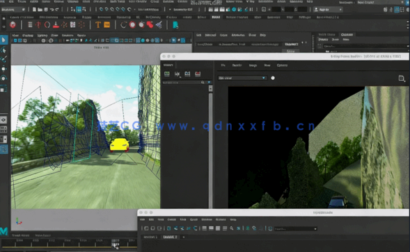 Maya、V-Ray与Nuke汽车资产无缝镜头合成到实拍场景视频教程第二季(图2)
