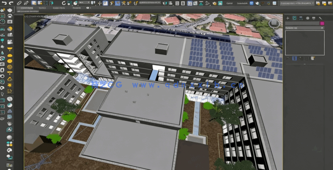 3dsMax与Corona 9逼真建筑外部场景照明技术视频教程(图3)