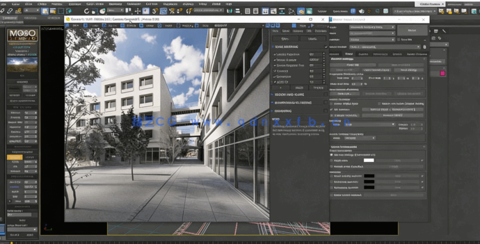 3dsMax与Corona 9逼真建筑外部场景照明技术视频教程(图5)