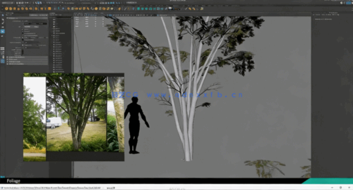 Maya与UE 3A级游戏植被完整制作工作流视频教程(图3)