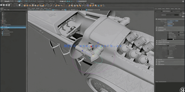 Maya中世纪骑士战车完整实例制作流程视频教程(图5)