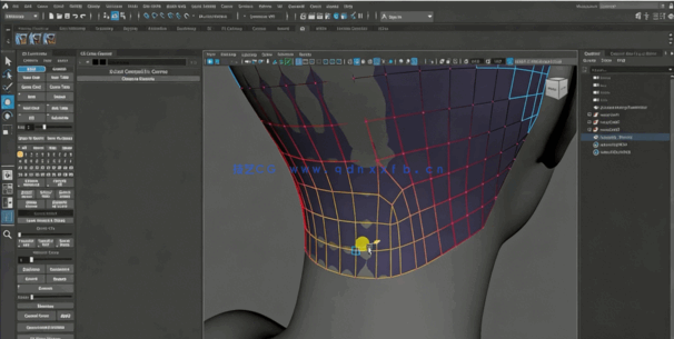 Maya与Fibershop实时制作3A级游戏角色头发视频教程(图4)