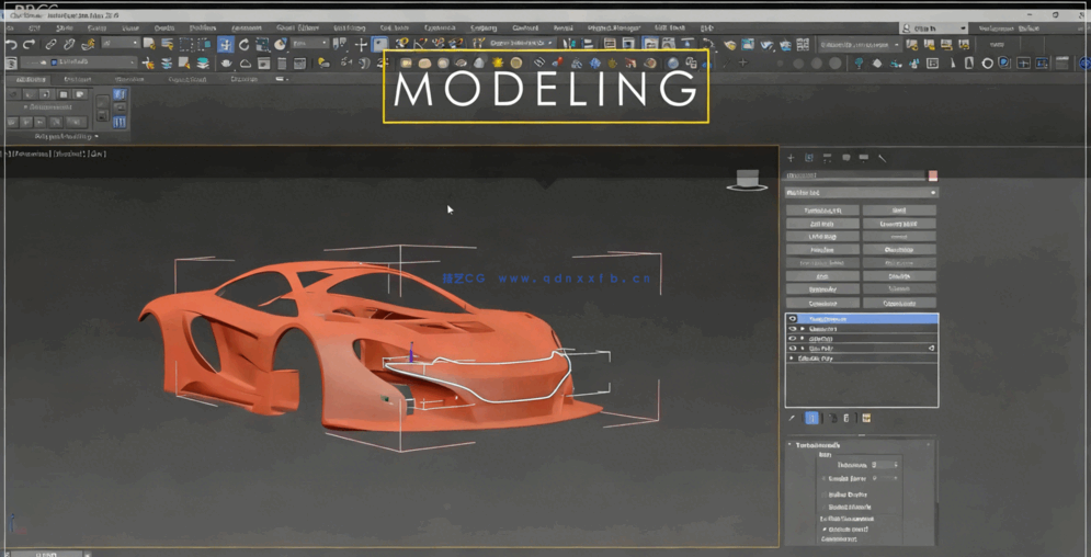 迈凯伦650S GT3超跑汽车完整制作流程视频教程 (图3) 迈凯伦650S GT3超跑汽车完整制作流程视频教程 (图3)