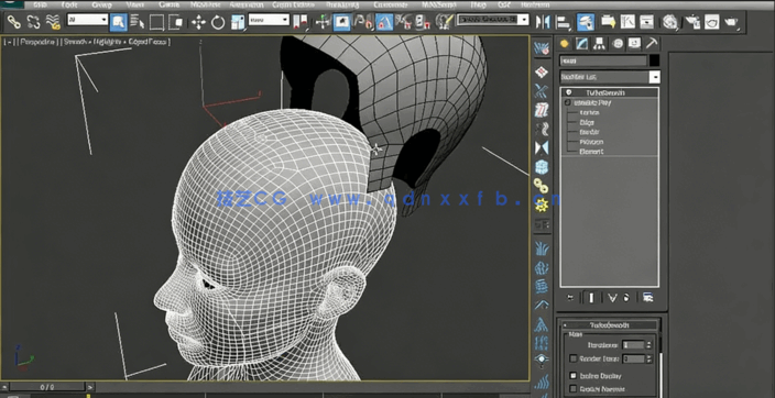 3dsMax真实头发制作视频教程(图1)