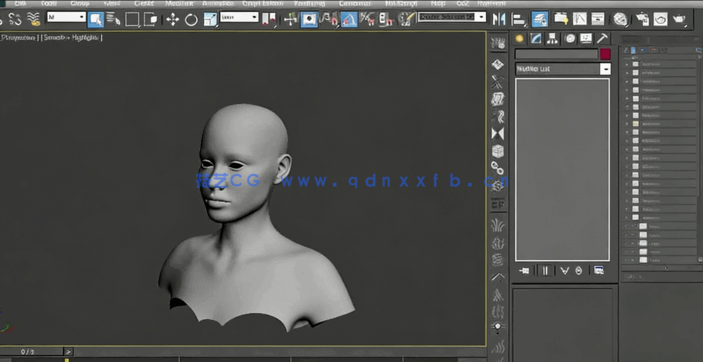 3dsMax真实头发制作视频教程(图2)