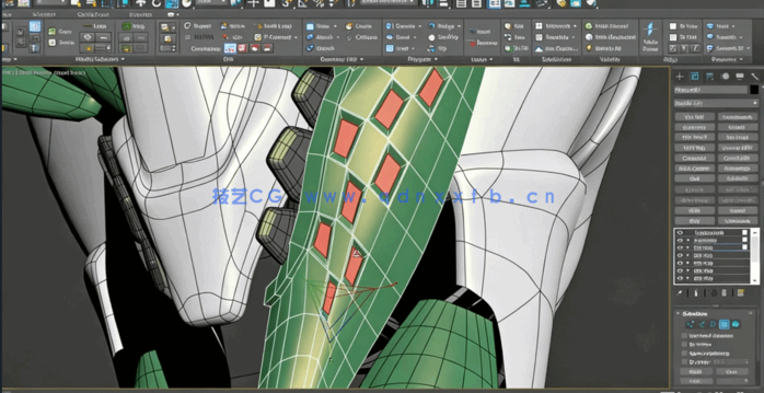 3dsmax机甲怪兽概念艺术三维建模技术训练视频教程(图1)