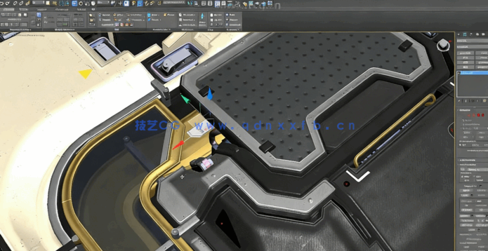 3dsMax科幻穿梭机建模与纹理制作视频教学(图3)