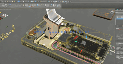 3dsMax科幻穿梭机建模与纹理制作视频教学(图4)